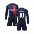 Camisola Paris Saint-Germain Neymar Jr 10 Criança Equipamento Primeiro 2023-2024 Manga Comprida
